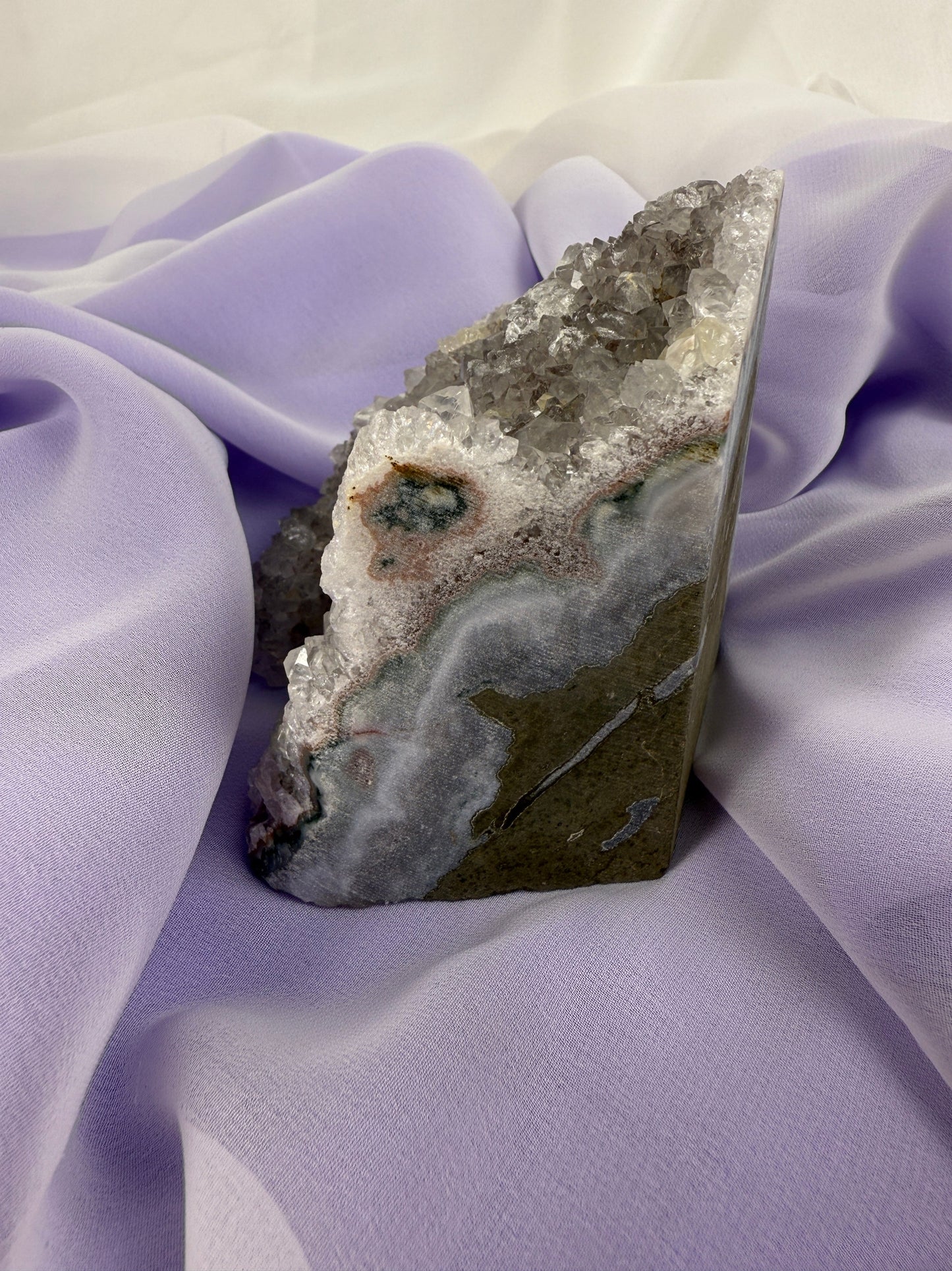 Snowy Amethyst Druze Formation #6