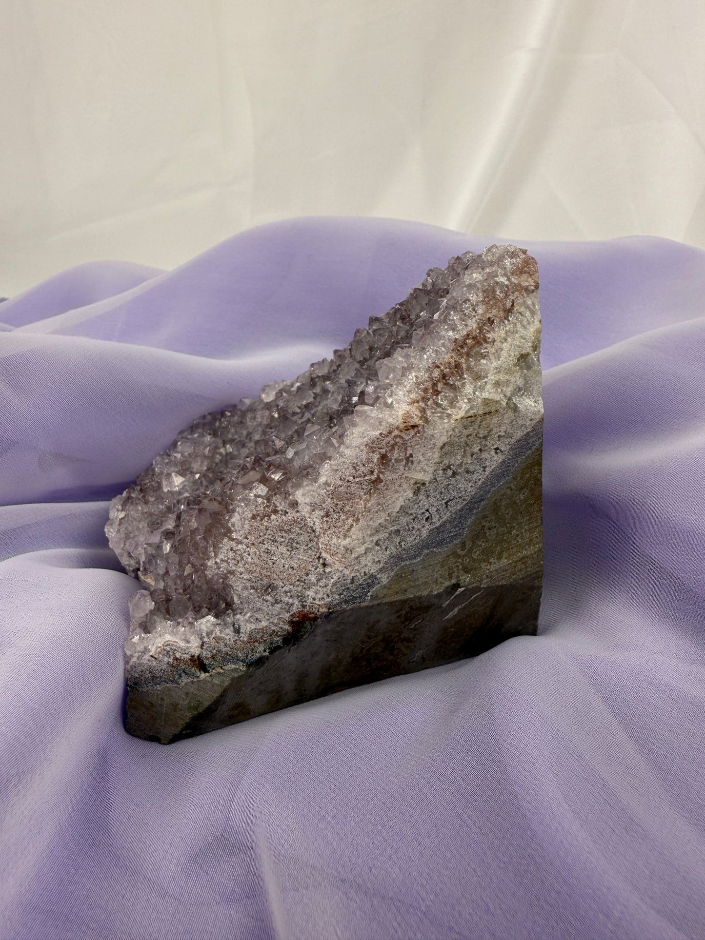 Snowy Amethyst Druze Formation #11