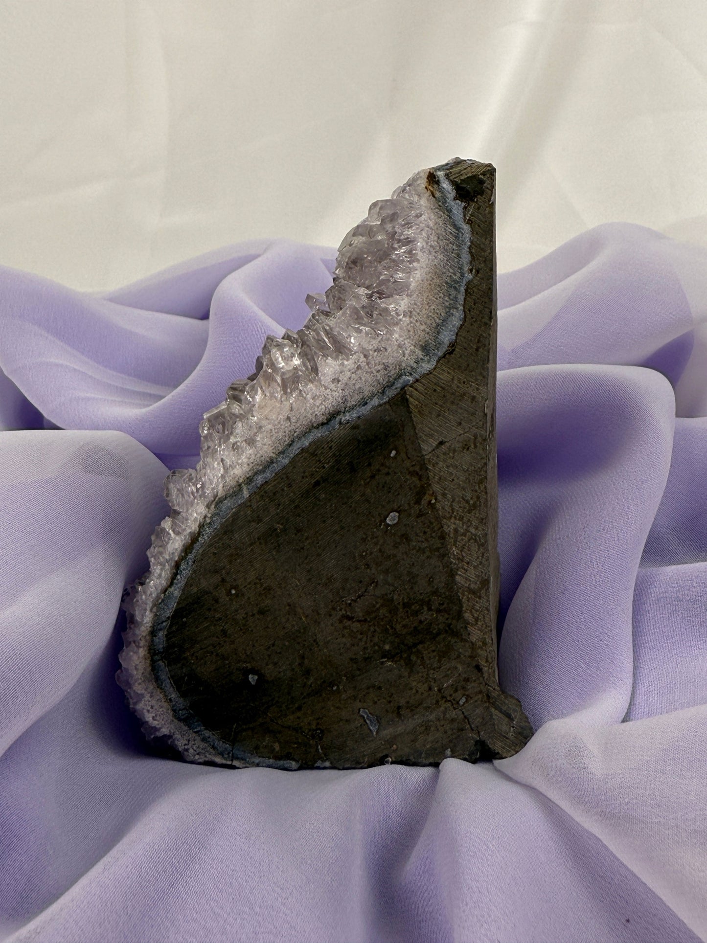 Snowy Amethyst Druze Formation #2