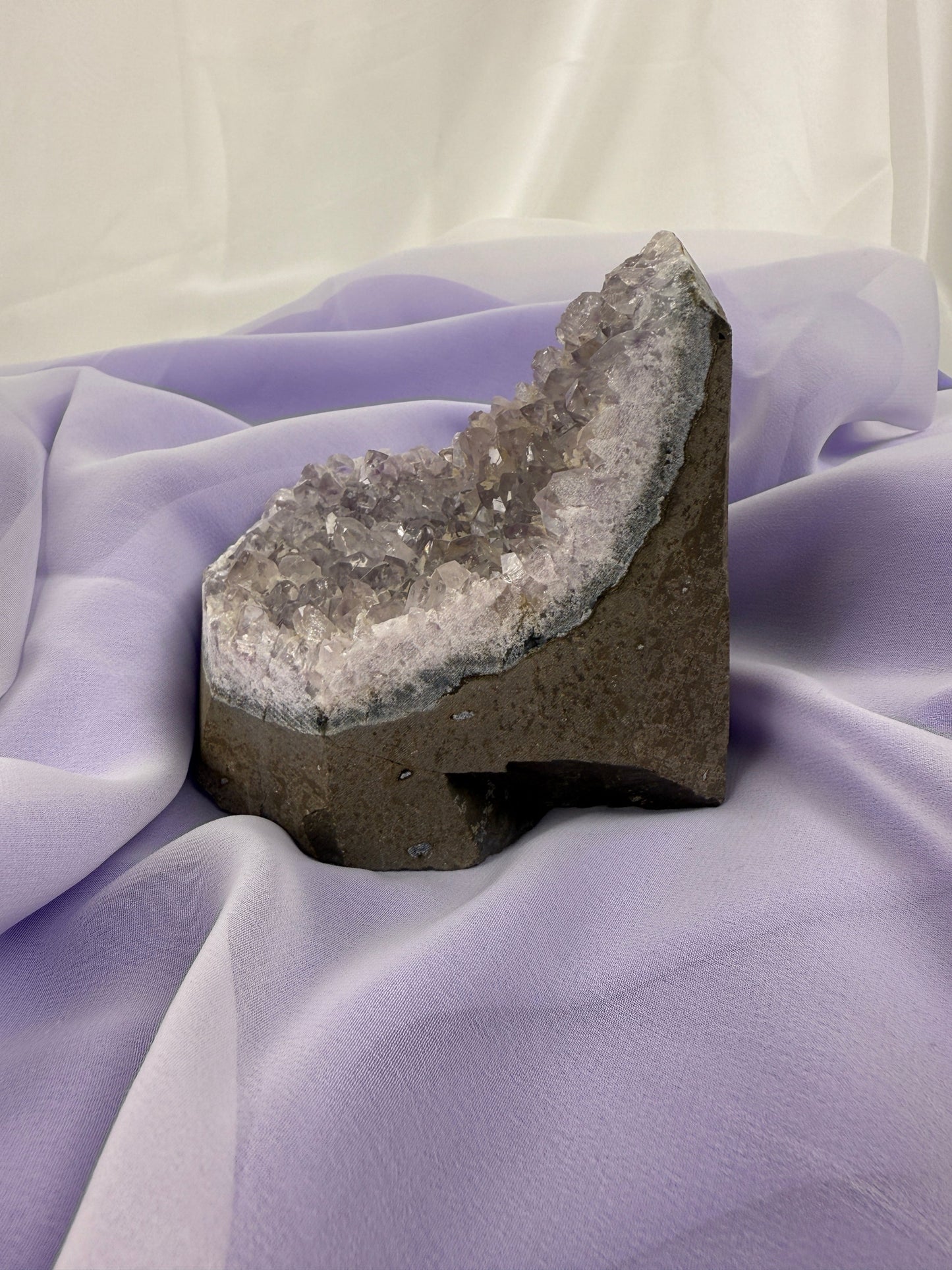 Snowy Amethyst Druze Formation #1