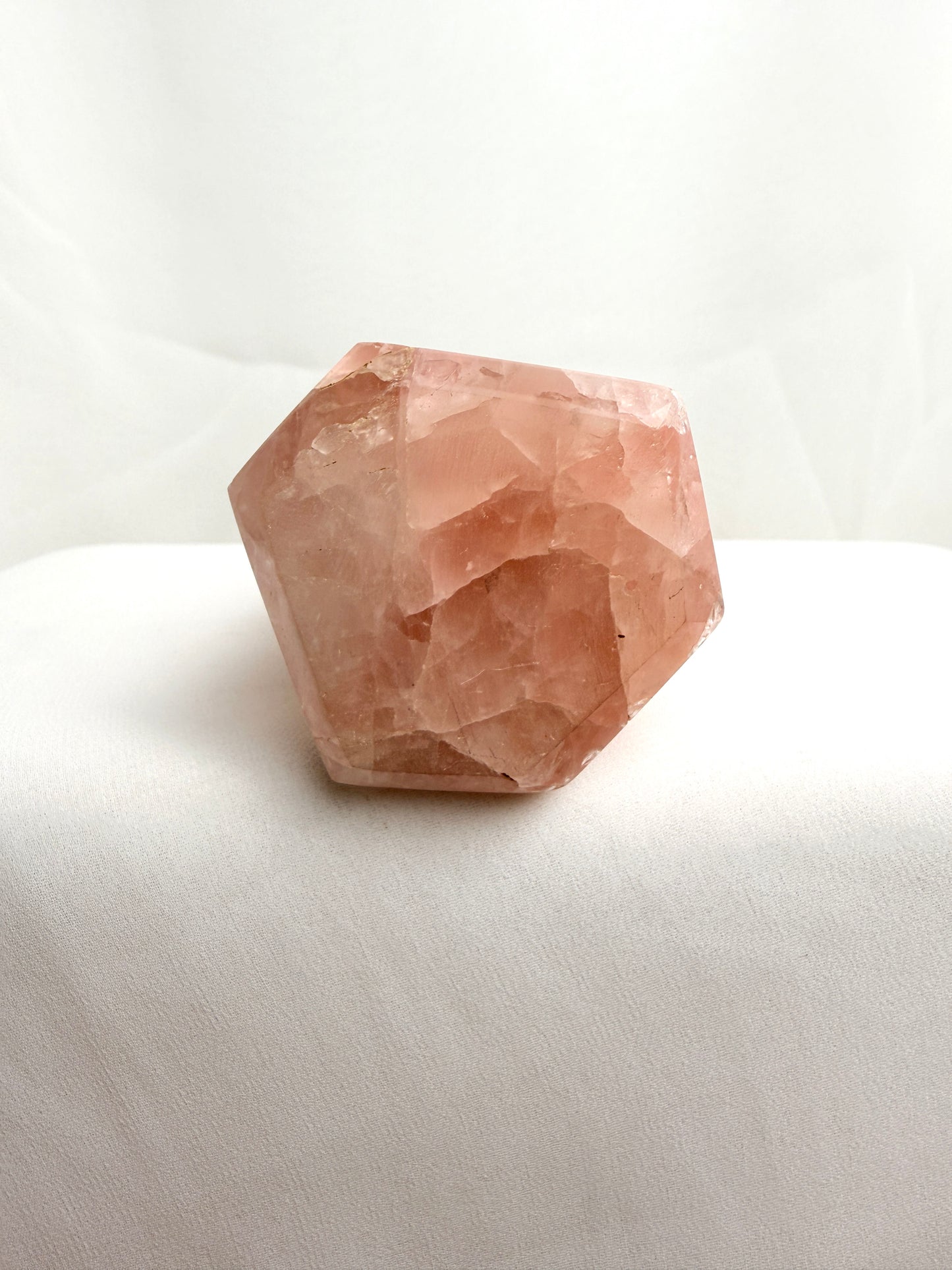 Natural Rose Quartz Crystal Tower - Madagascar - 0.69kg