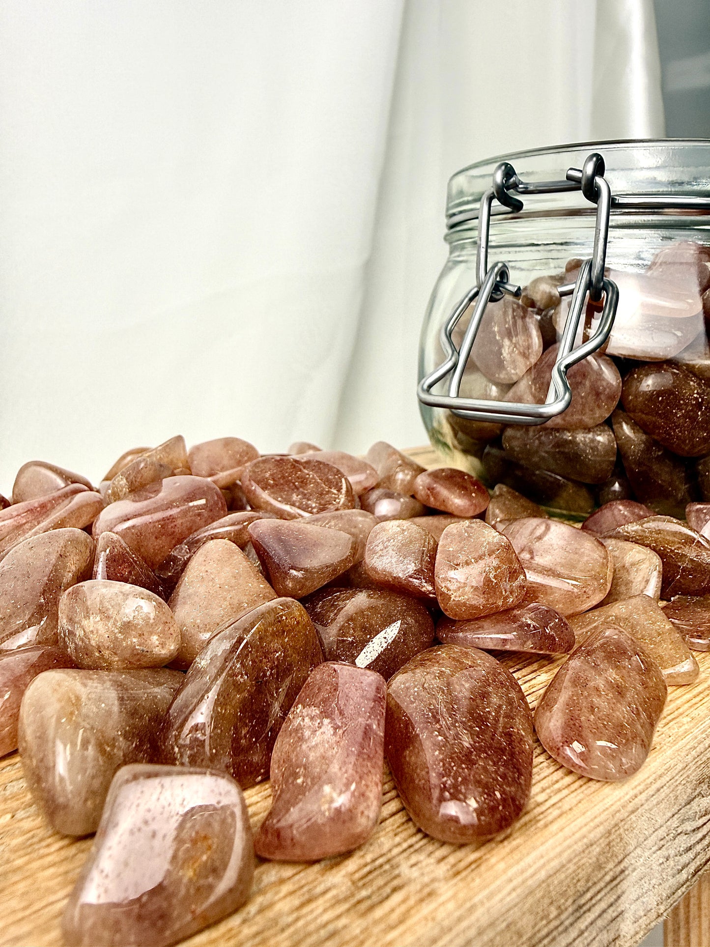 Pink Aventurine Tumblestone - South Africa - 15-20mm