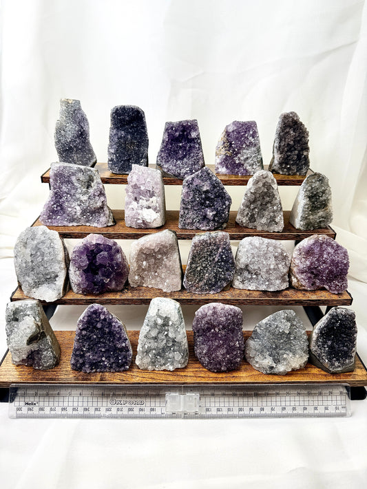 Small Amethyst Cut Base - One Crystal Chosen At Random