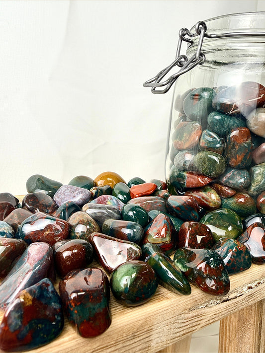 Fancy Stone Jasper Tumblestone - India - 20-30mm