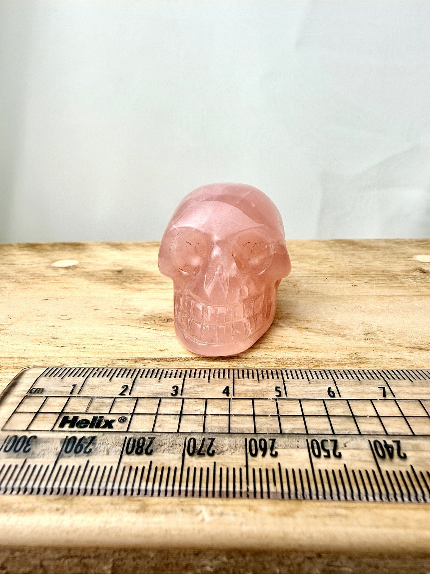 Rose Quartz Skull - 80g - South Africa