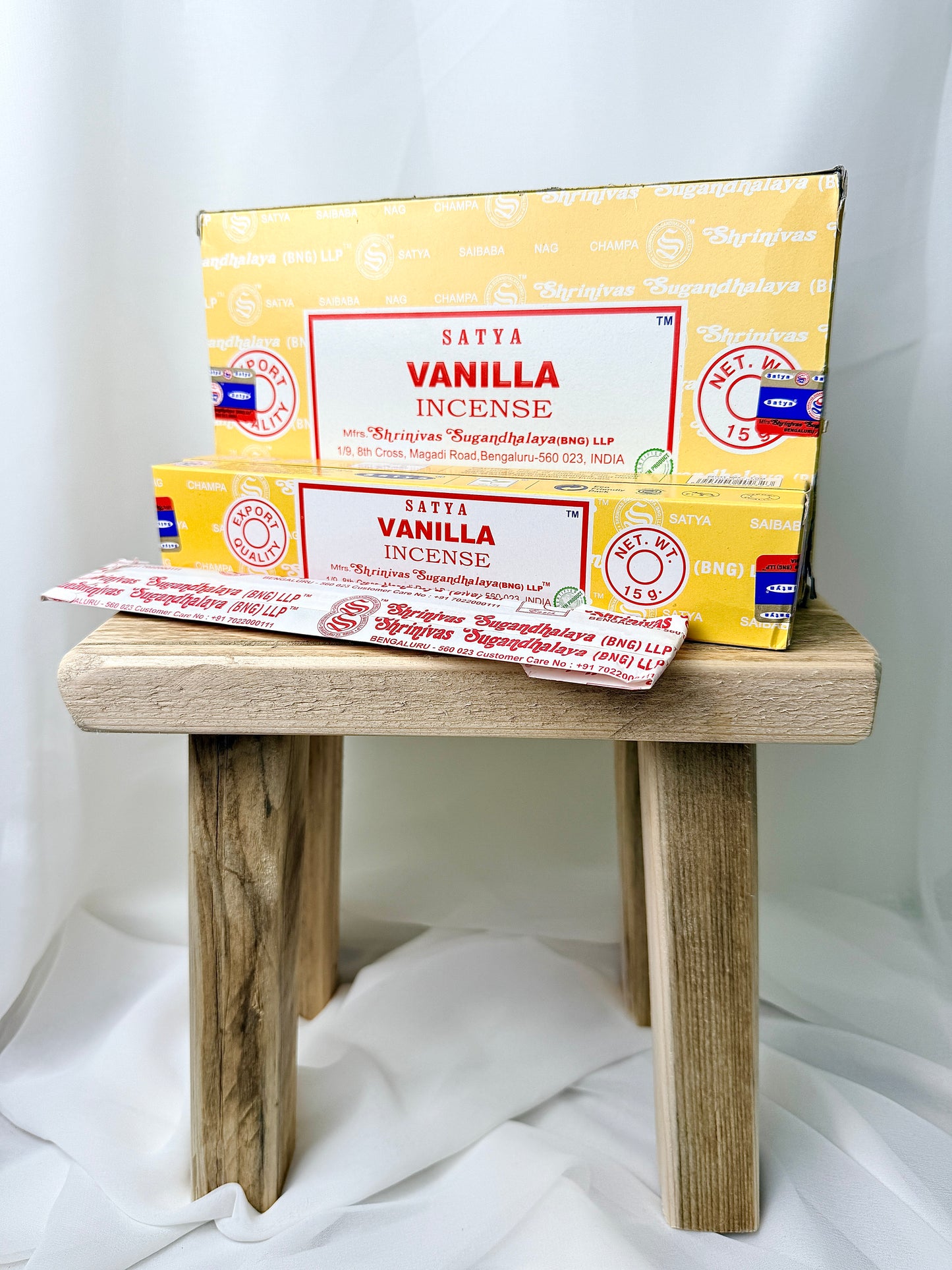 Satya Vanilla Incense Sticks - 15g