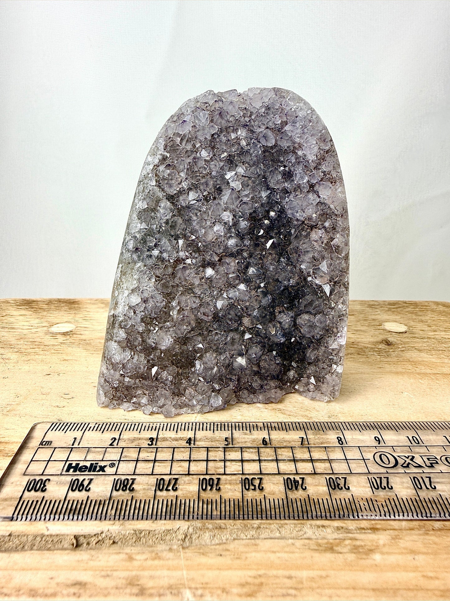 Part-Polished Amethyst Cut Base (#6) - 0.45kg - Brazil