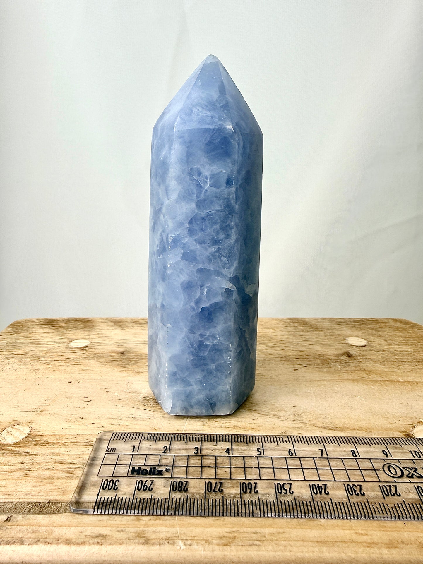Blue Calcite Point (#2) - 0.34kg - Madagascar