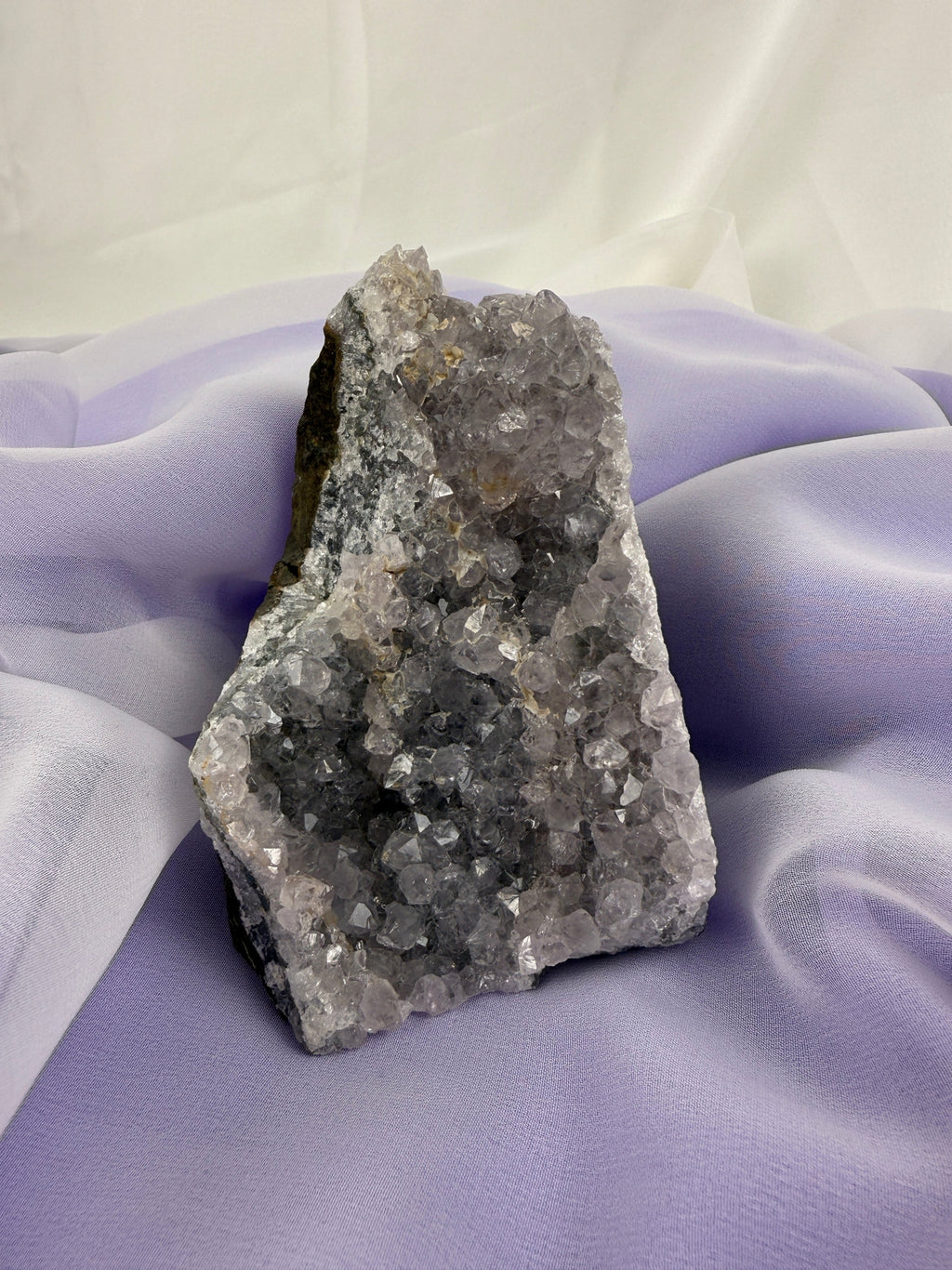 Snowy Amethyst Druze Formation (#8)