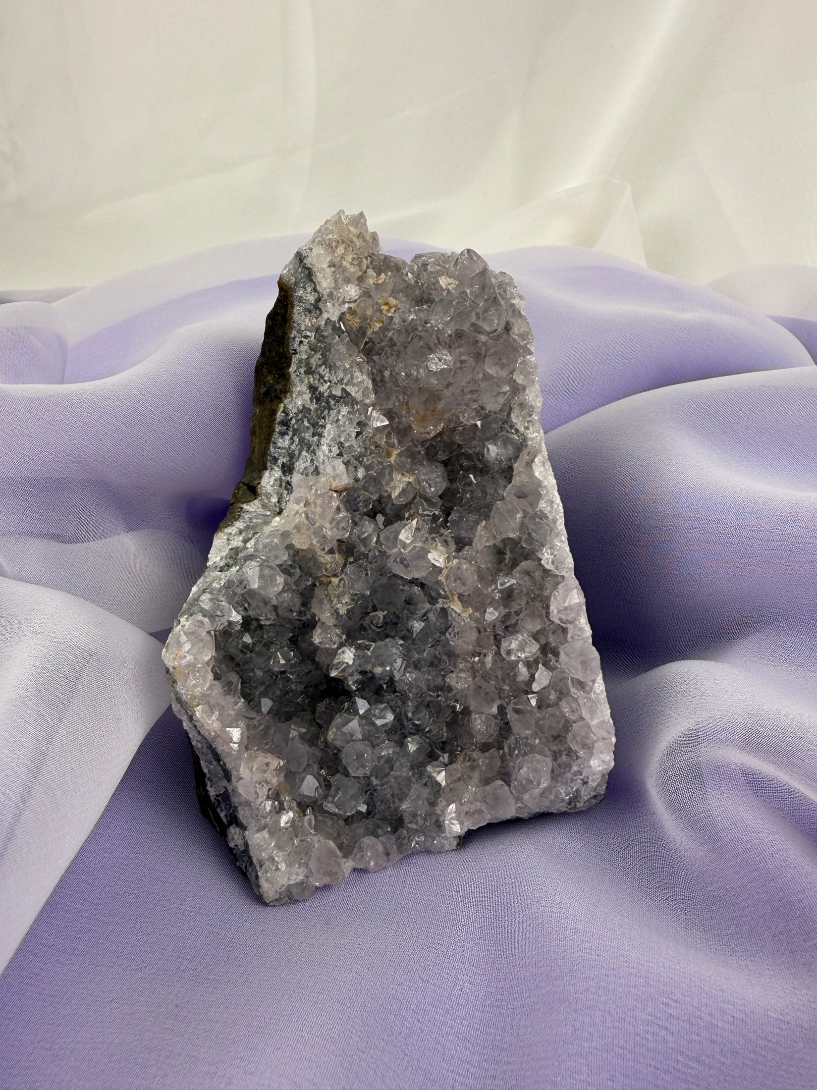 Snowy Amethyst Druze Formation (#8)