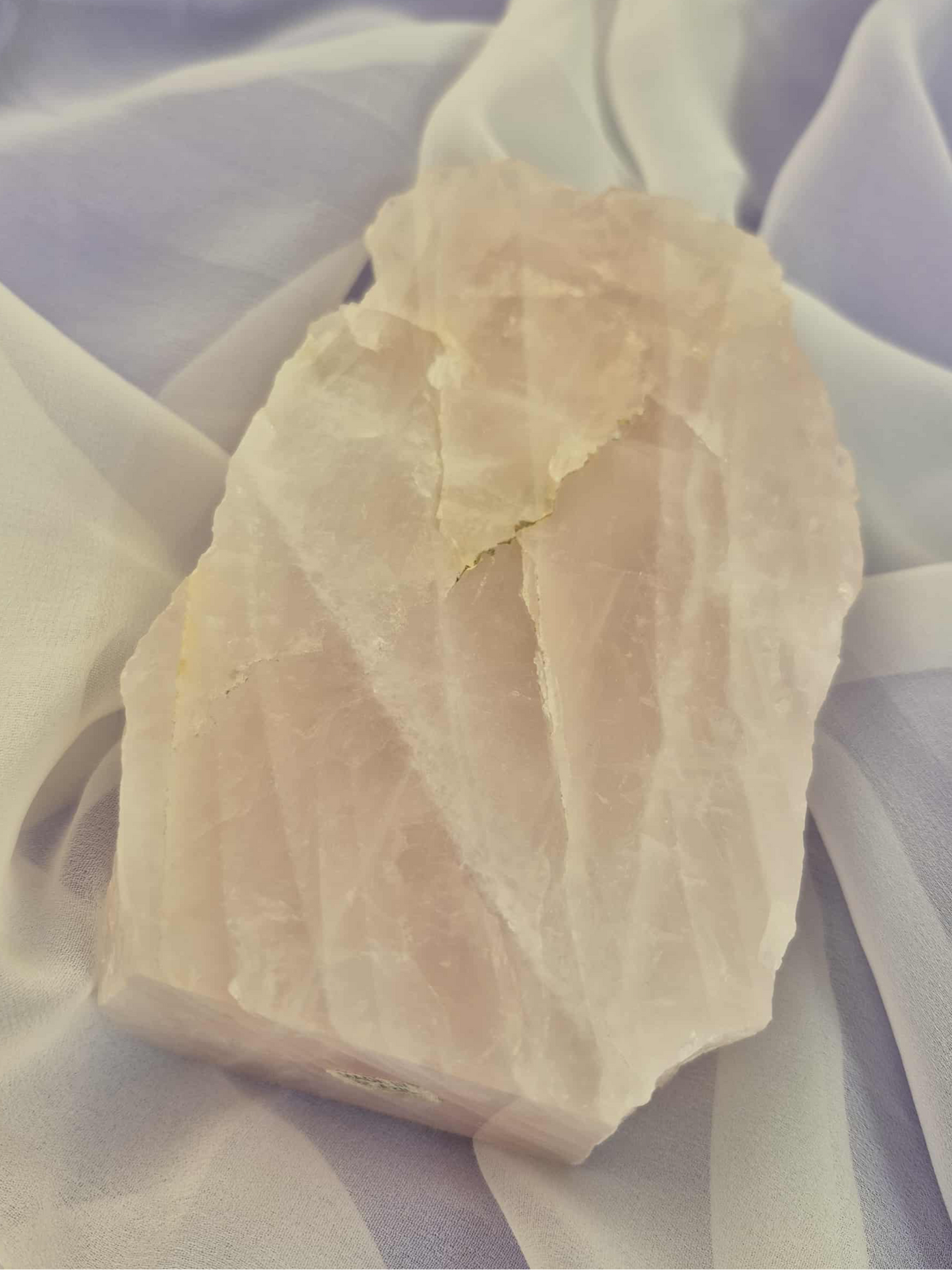 One-Sided Polished Rose Quartz #2