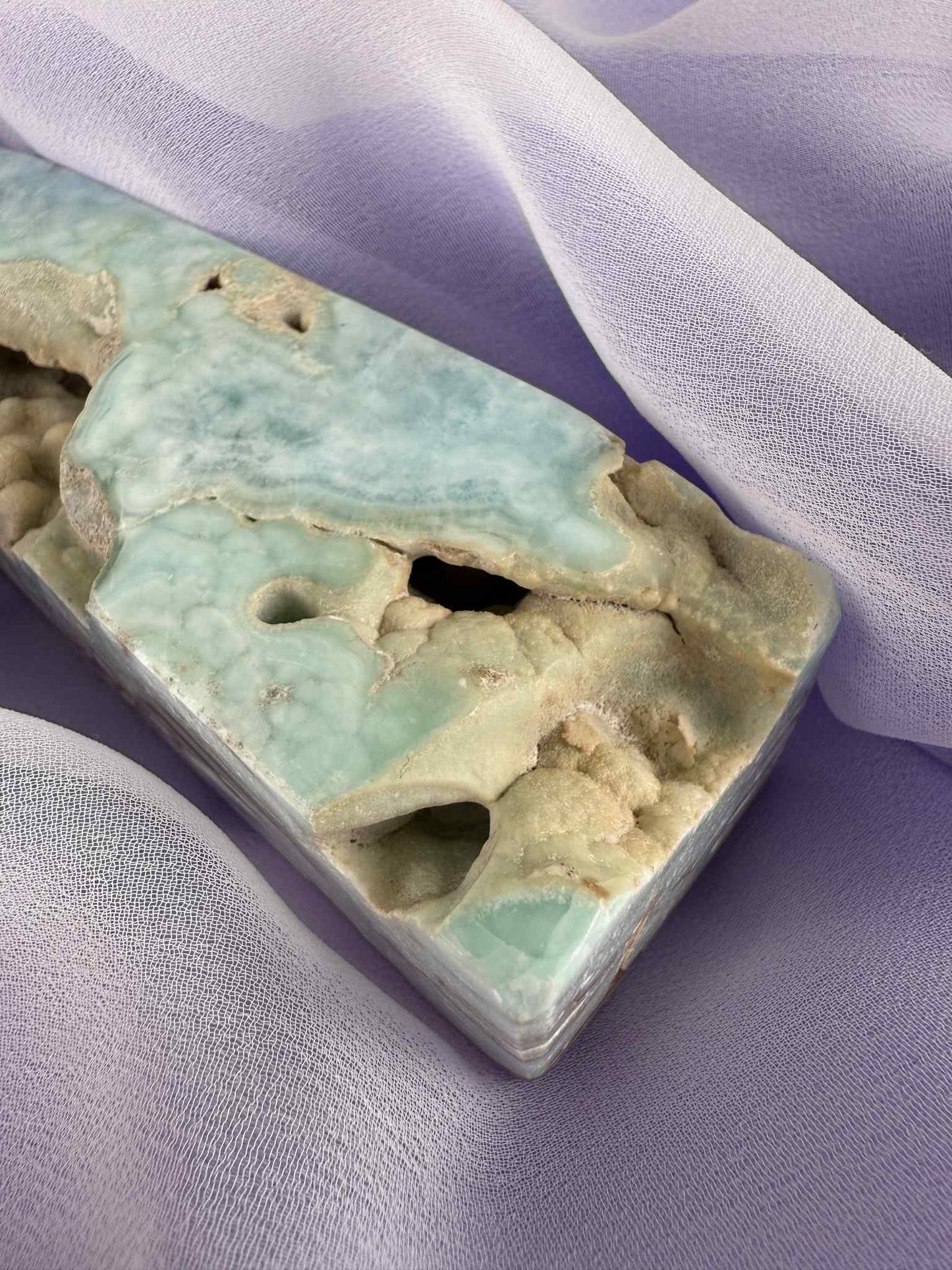 Caribbean Calcite Polished Point #2