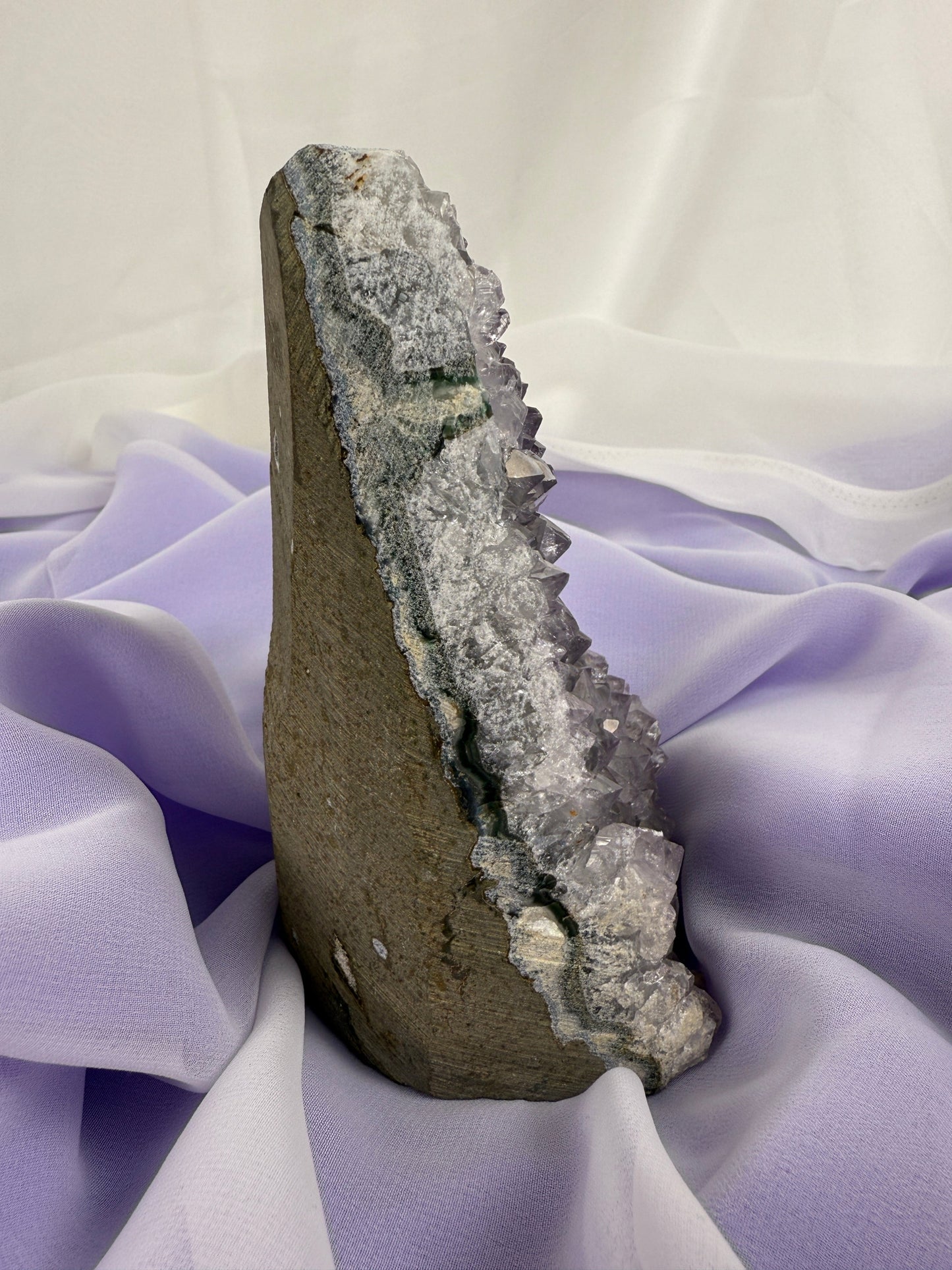 Snowy Amethyst Druze Formation #5