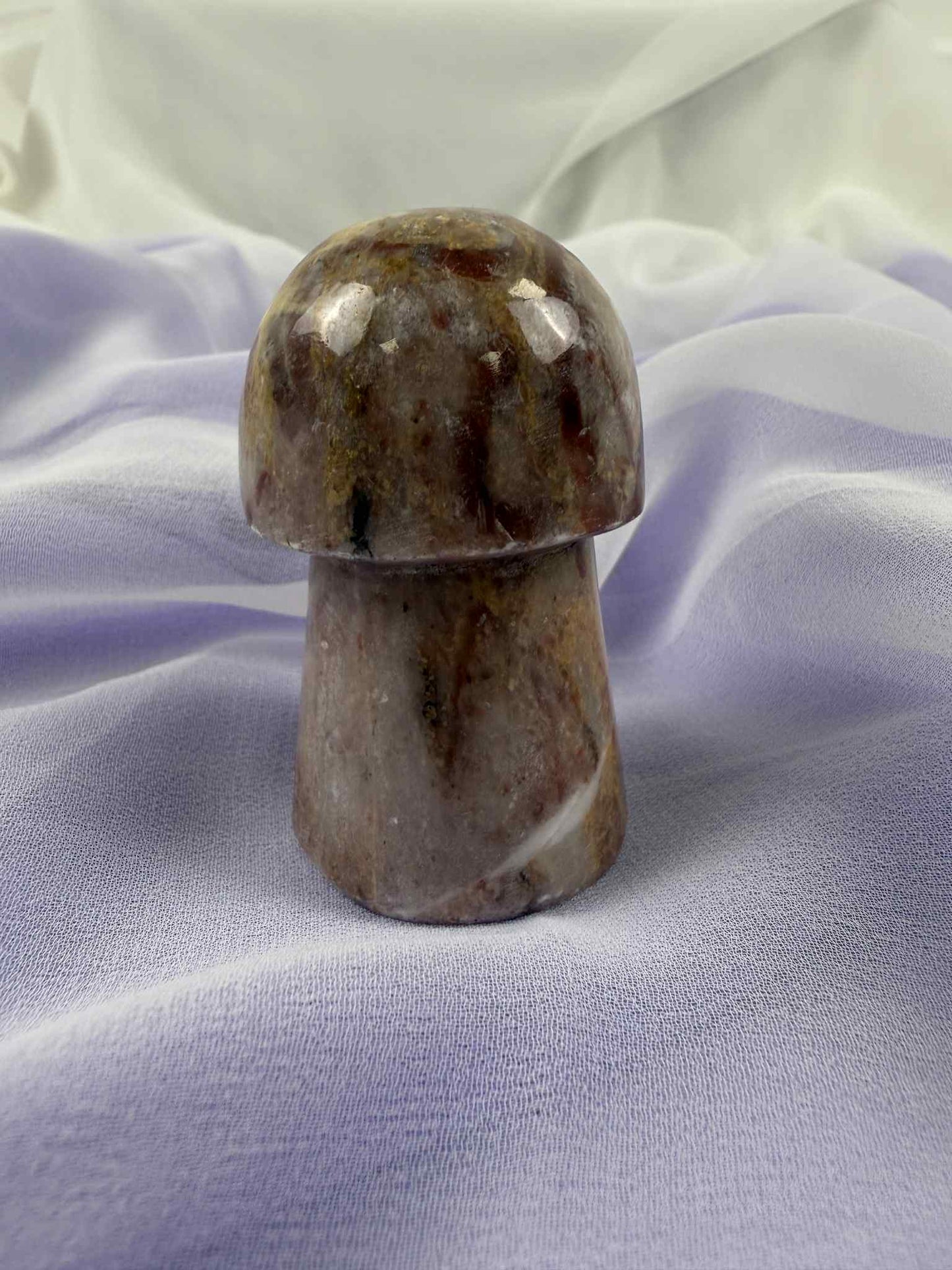 Strawberry Calcite Mushroom #1