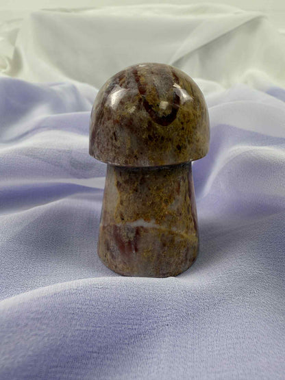 Strawberry Calcite Mushroom #1