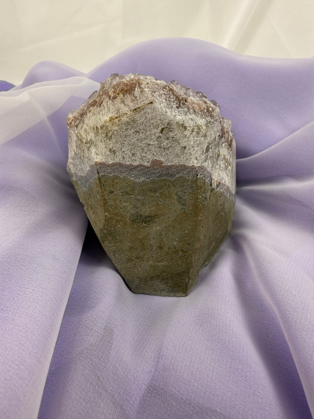 Snowy Amethyst Druze Formation (#11)