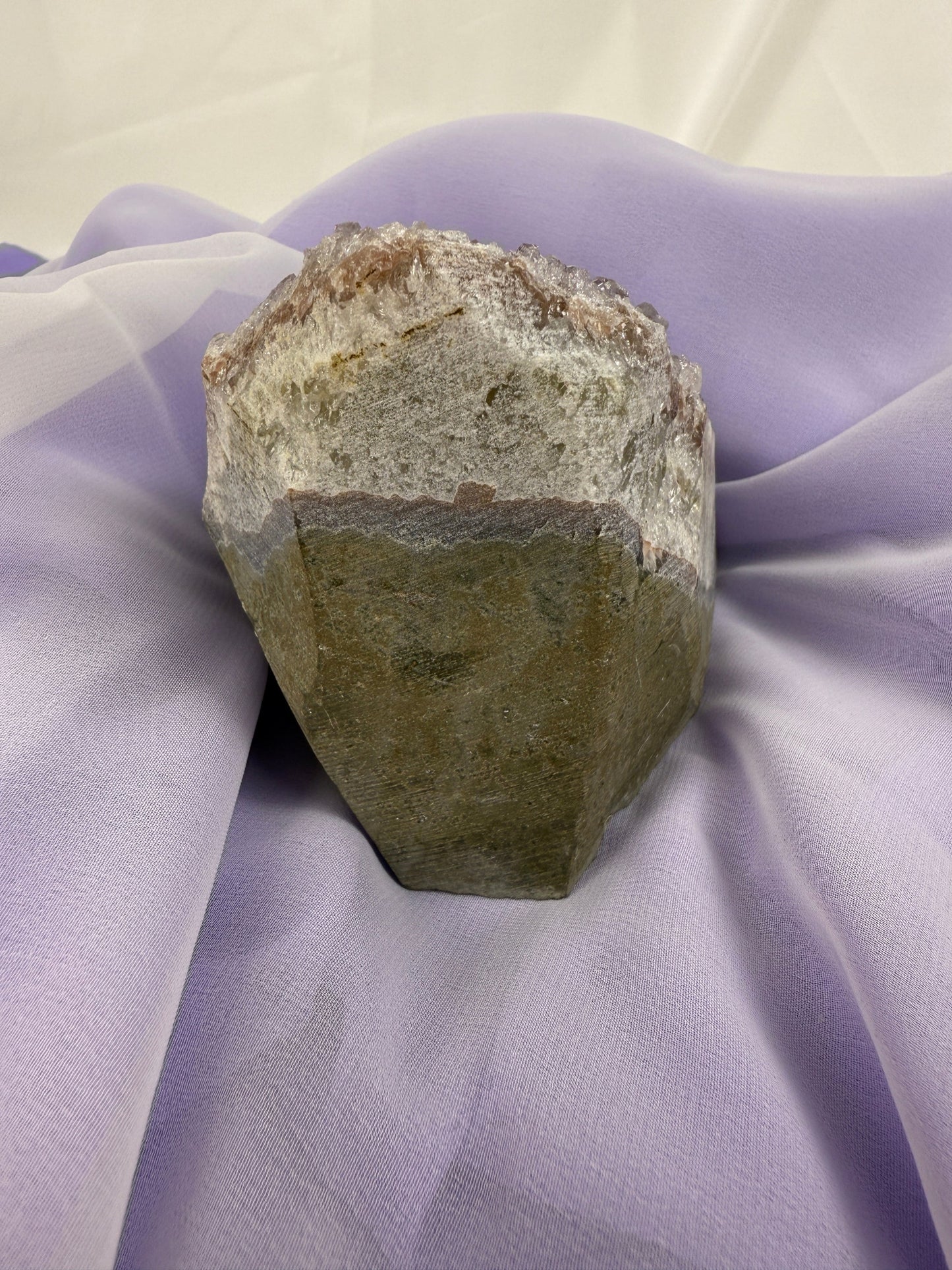 Snowy Amethyst Druze Formation #11