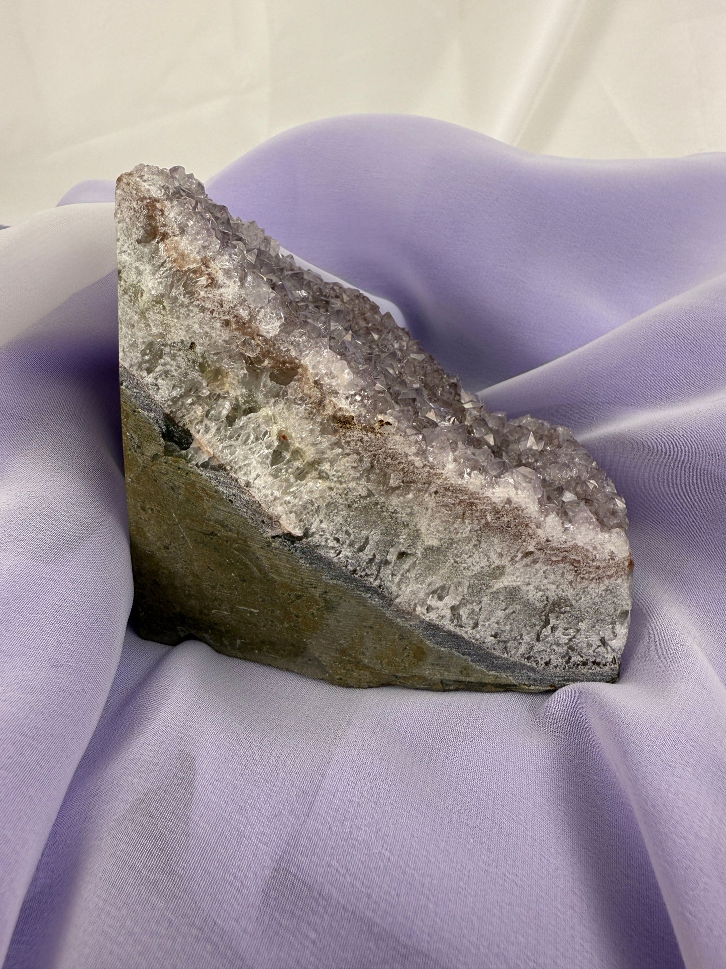 Snowy Amethyst Druze Formation #11