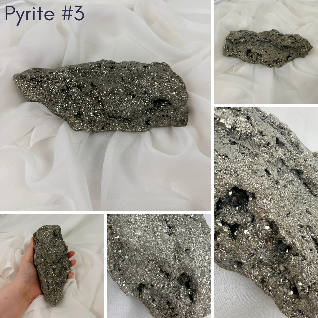 Raw Pyrite (Fool's Gold) Chunks - Choose Your Own!