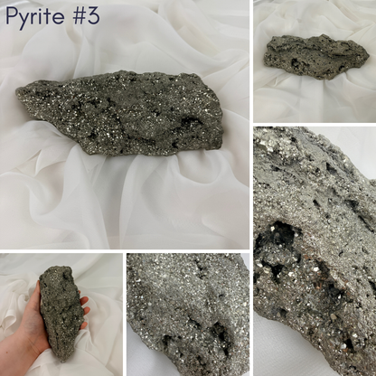 Raw Pyrite (Fool's Gold) Chunks - Choose Your Own!
