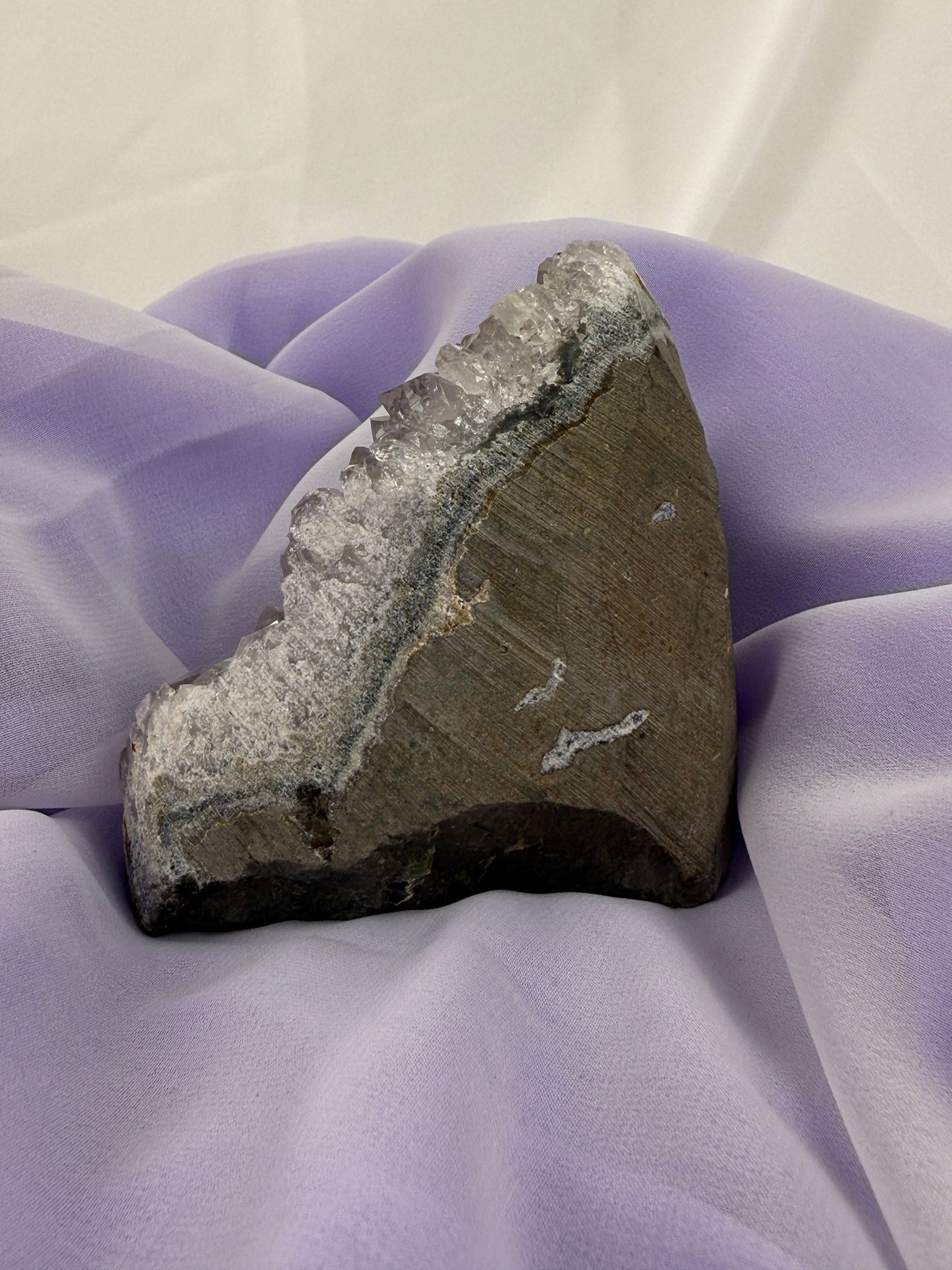 Snowy Amethyst Druze Formation #12