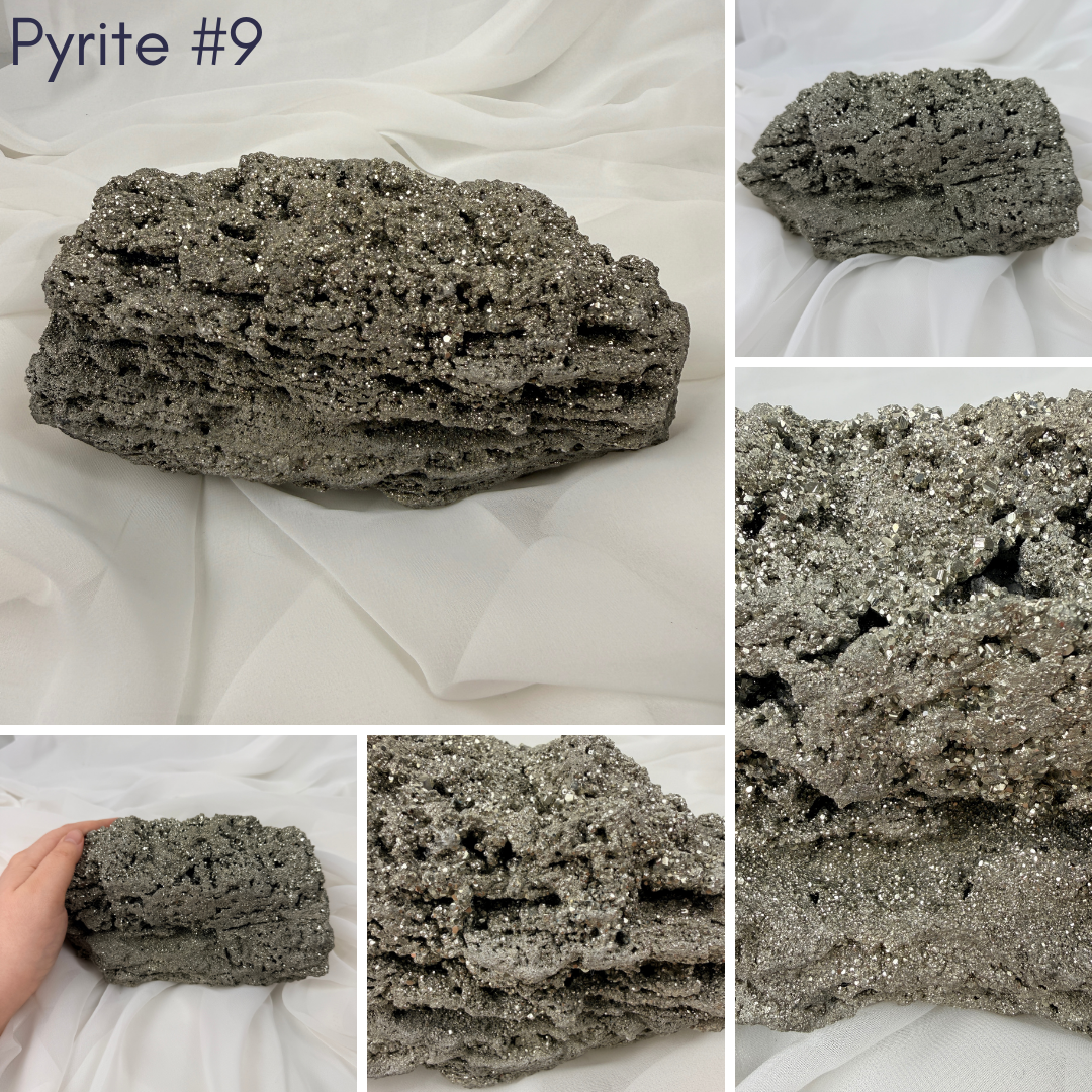 Raw Pyrite (Fool's Gold) Chunks - Choose Your Own!