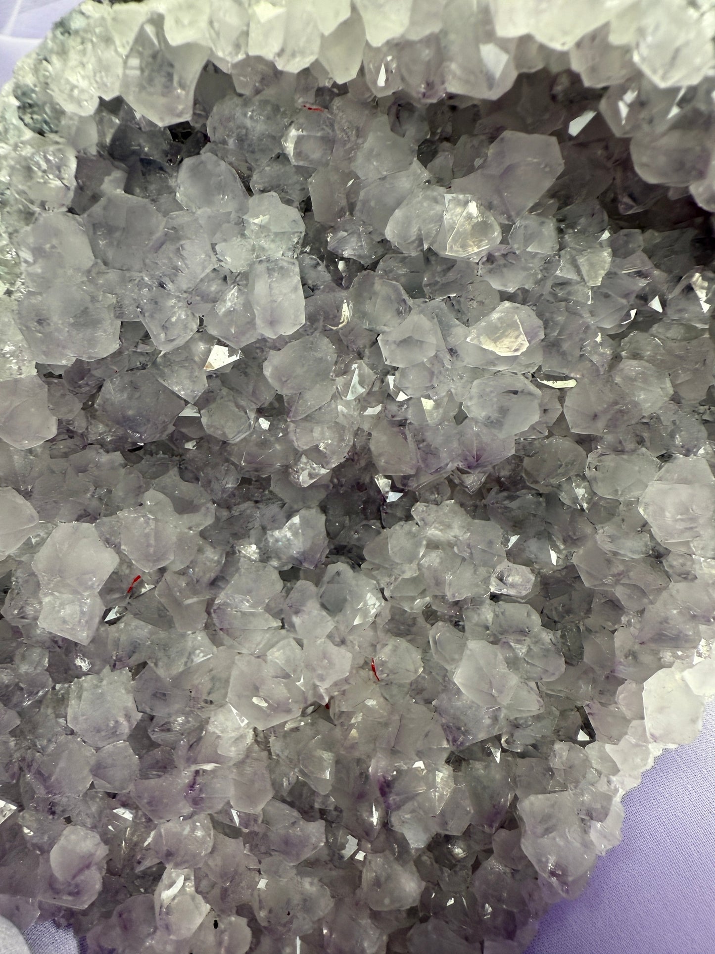 Snowy Amethyst Druze Formation #3