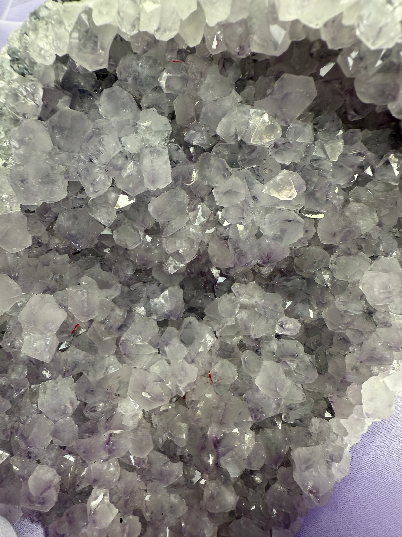 Snowy Amethyst Druze Formation (#3)