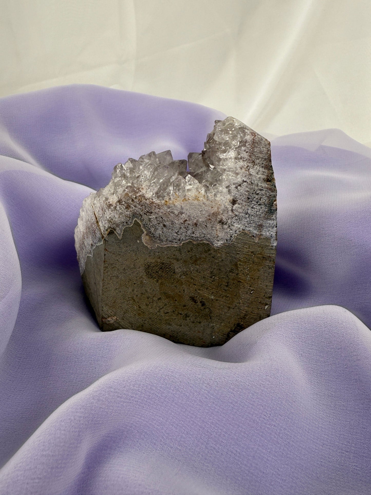 Snowy Amethyst Druze Formation #7