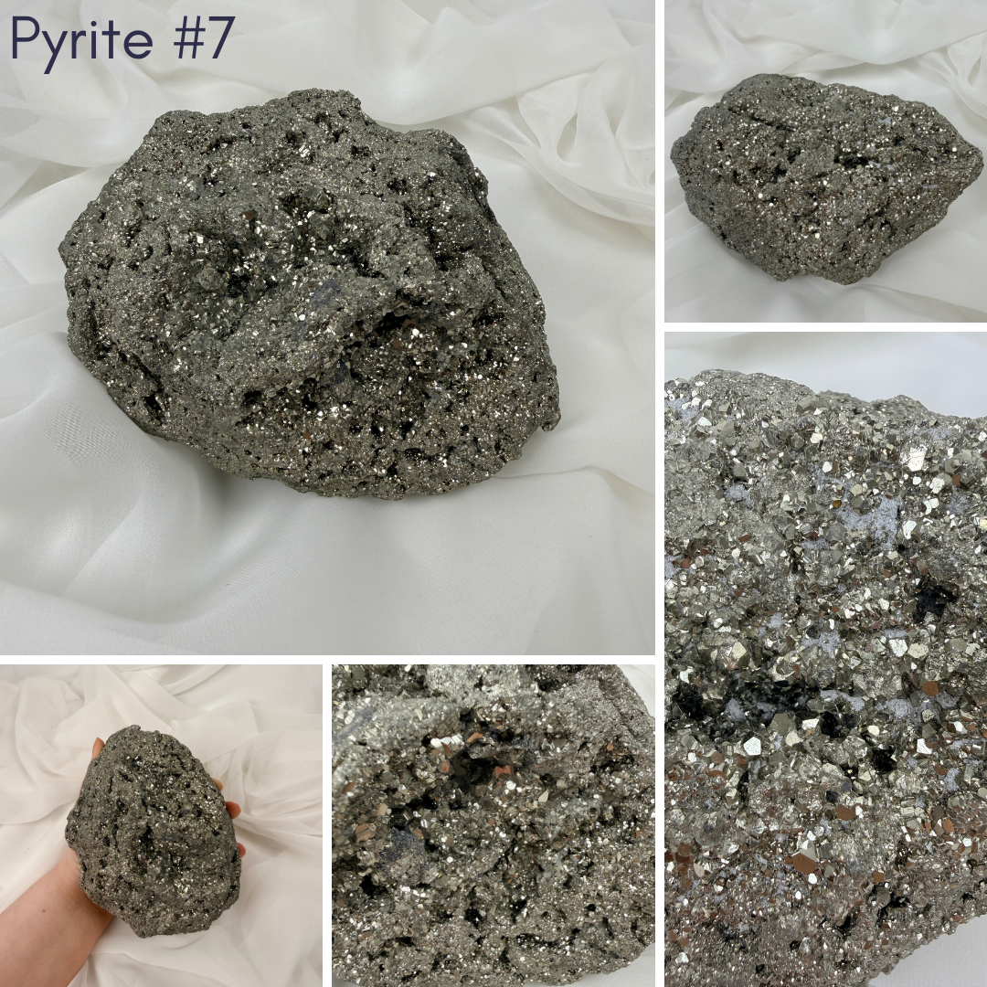 Raw Pyrite (Fool's Gold) Chunks - Choose Your Own!