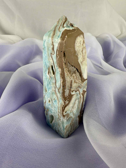 Caribbean Calcite Polished Point #2