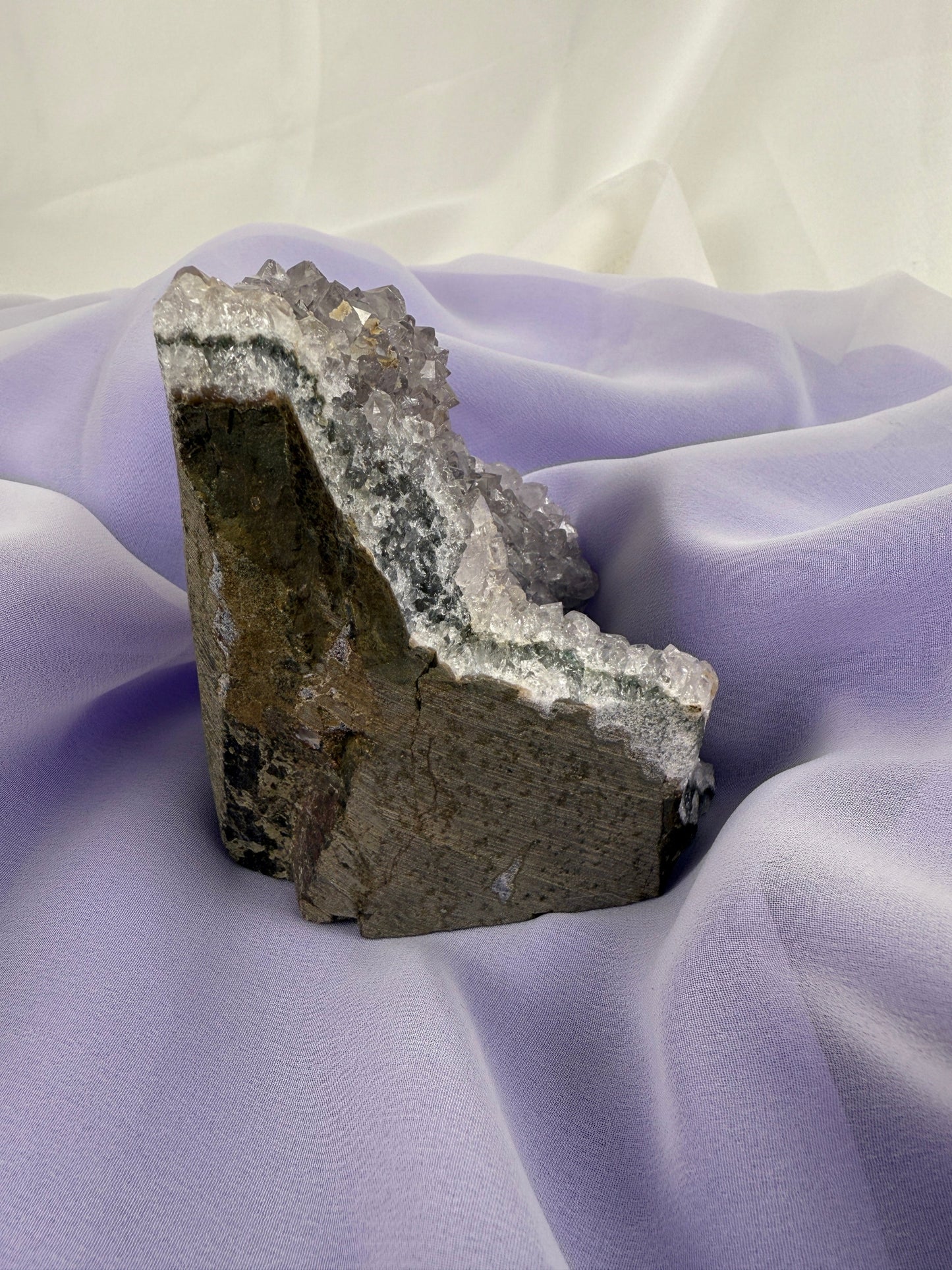 Snowy Amethyst Druze Formation #8