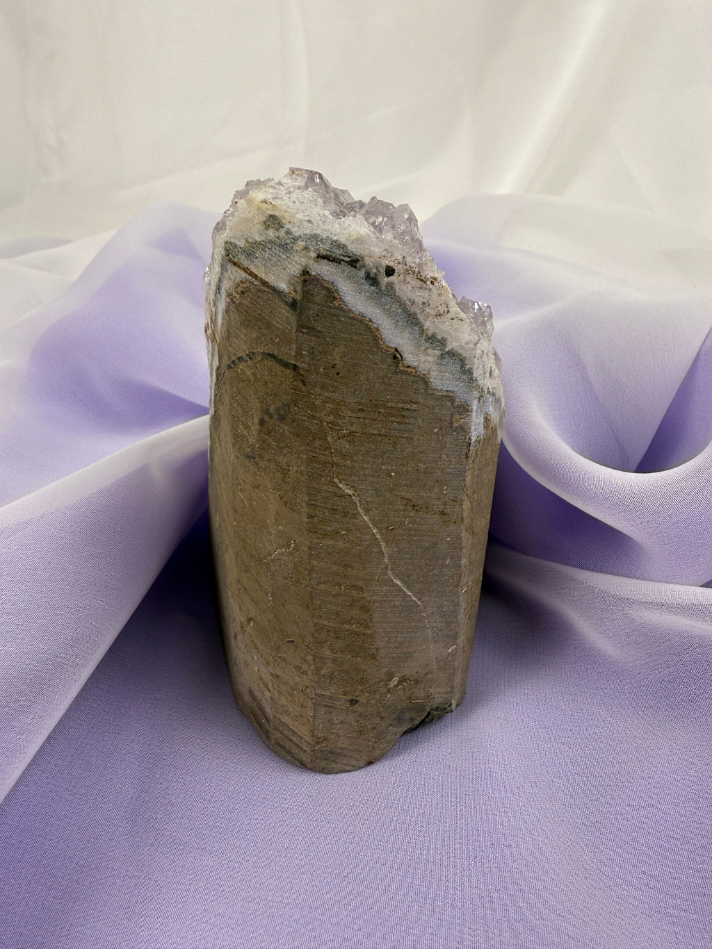 Snowy Amethyst Druze Formation (#9)