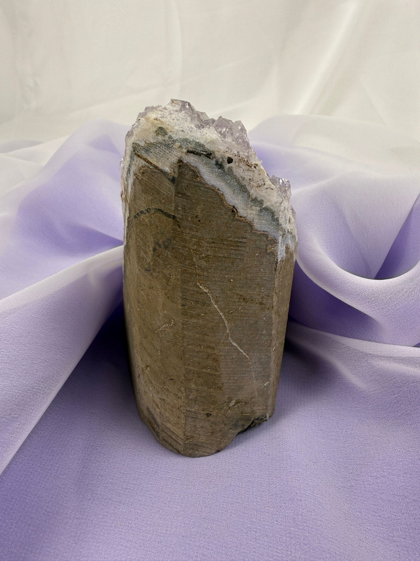 Snowy Amethyst Druze Formation #9