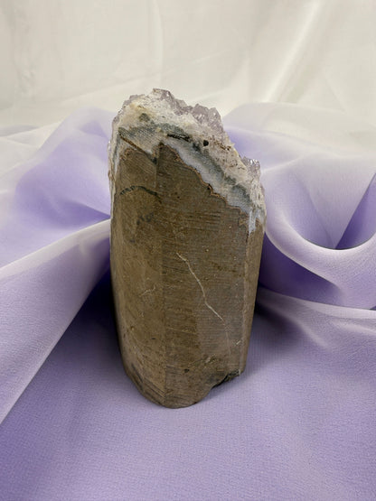 Snowy Amethyst Druze Formation #9