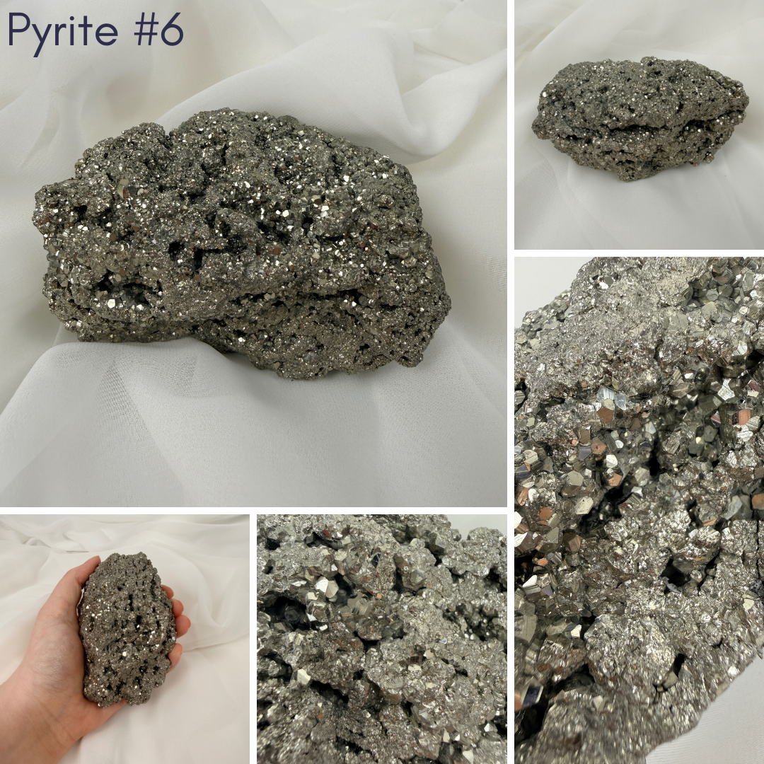 Raw Pyrite (Fool's Gold) Chunks - Choose Your Own!