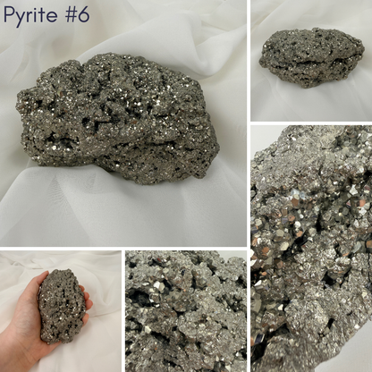 Raw Pyrite (Fool's Gold) Chunks - Choose Your Own!