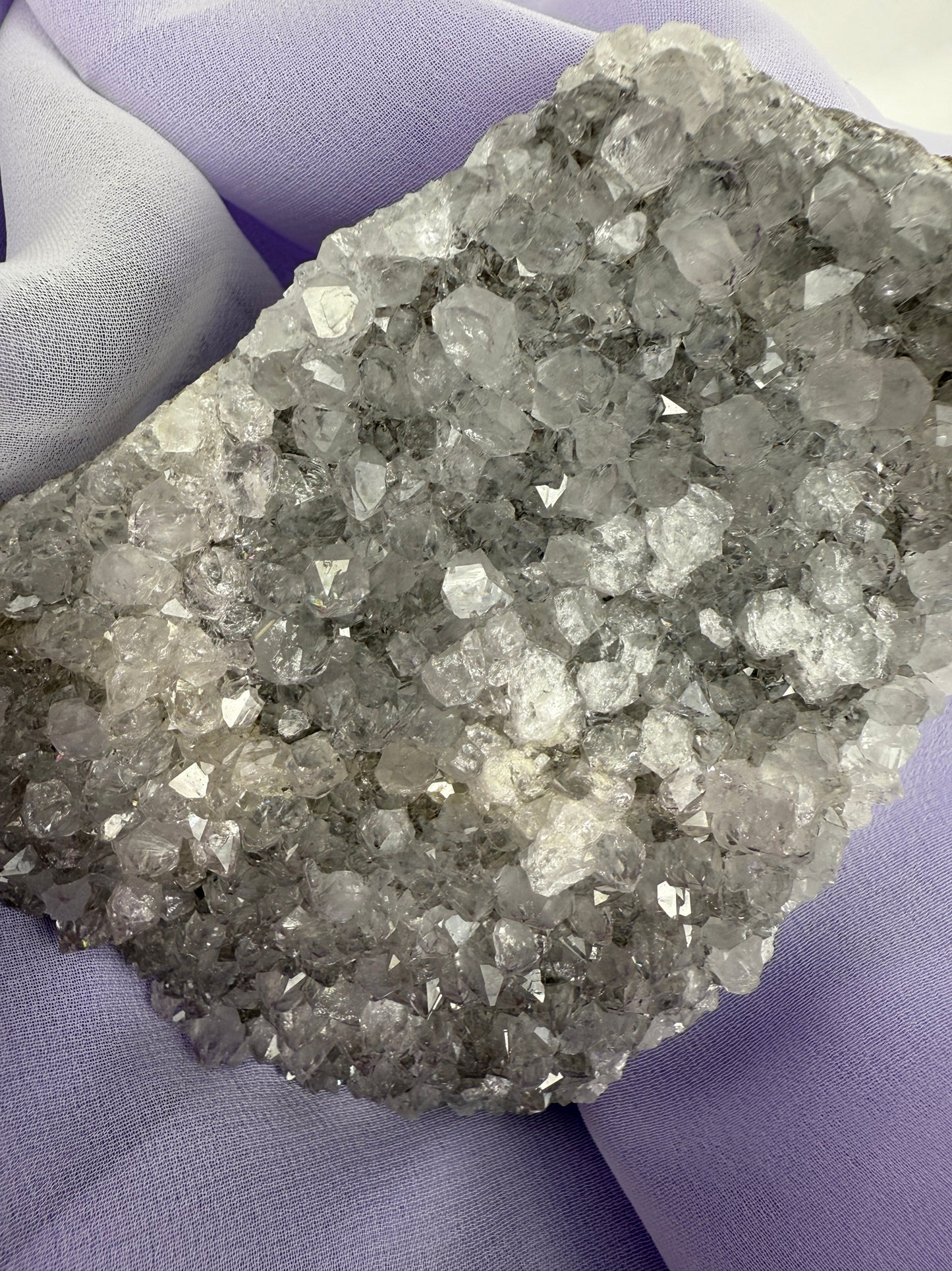 Snowy Amethyst Druze Formation #4