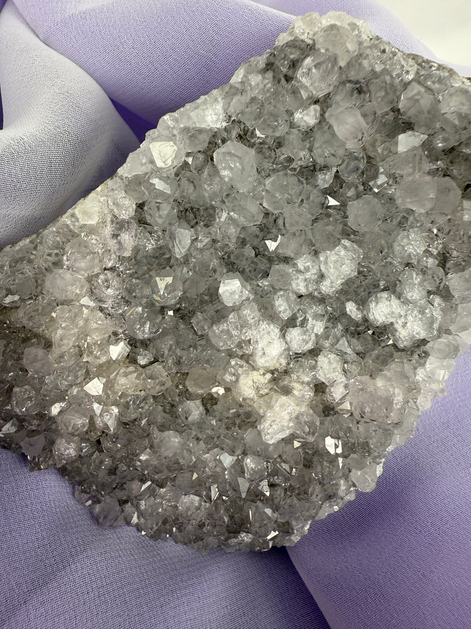 Snowy Amethyst Druze Formation (#4)