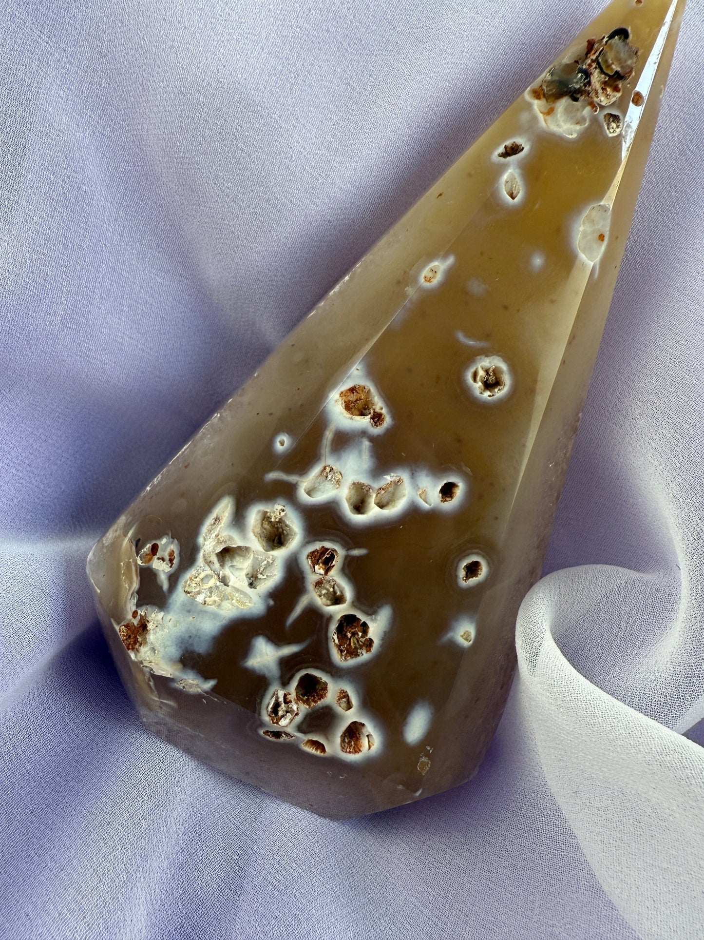 Druzy Agate Cone Point
