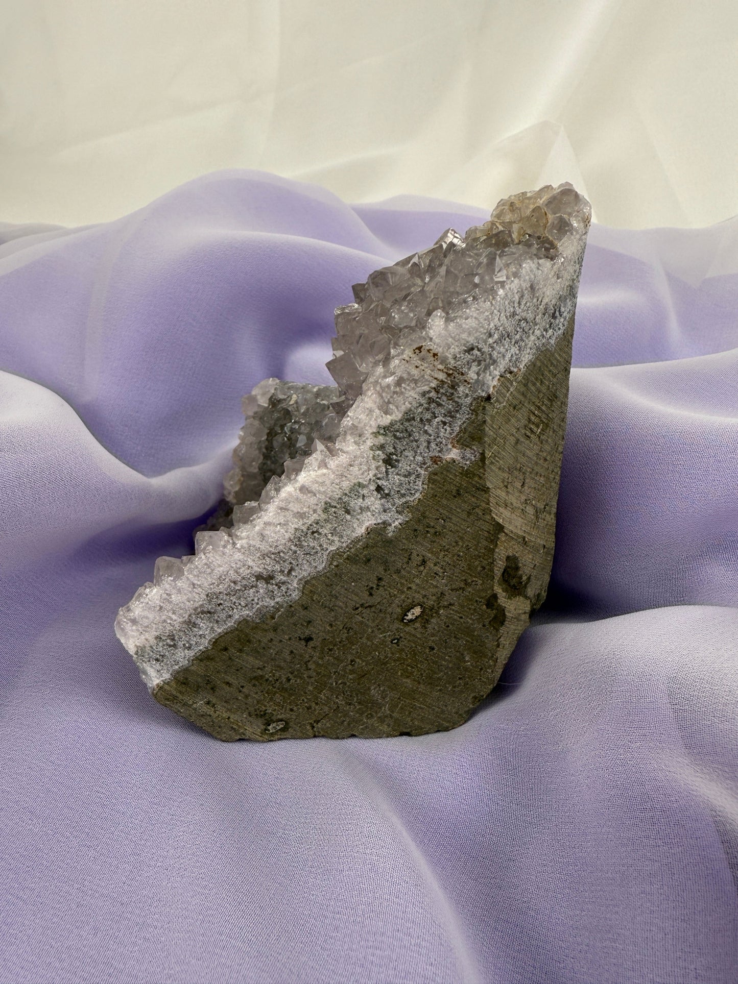 Snowy Amethyst Druze Formation #8