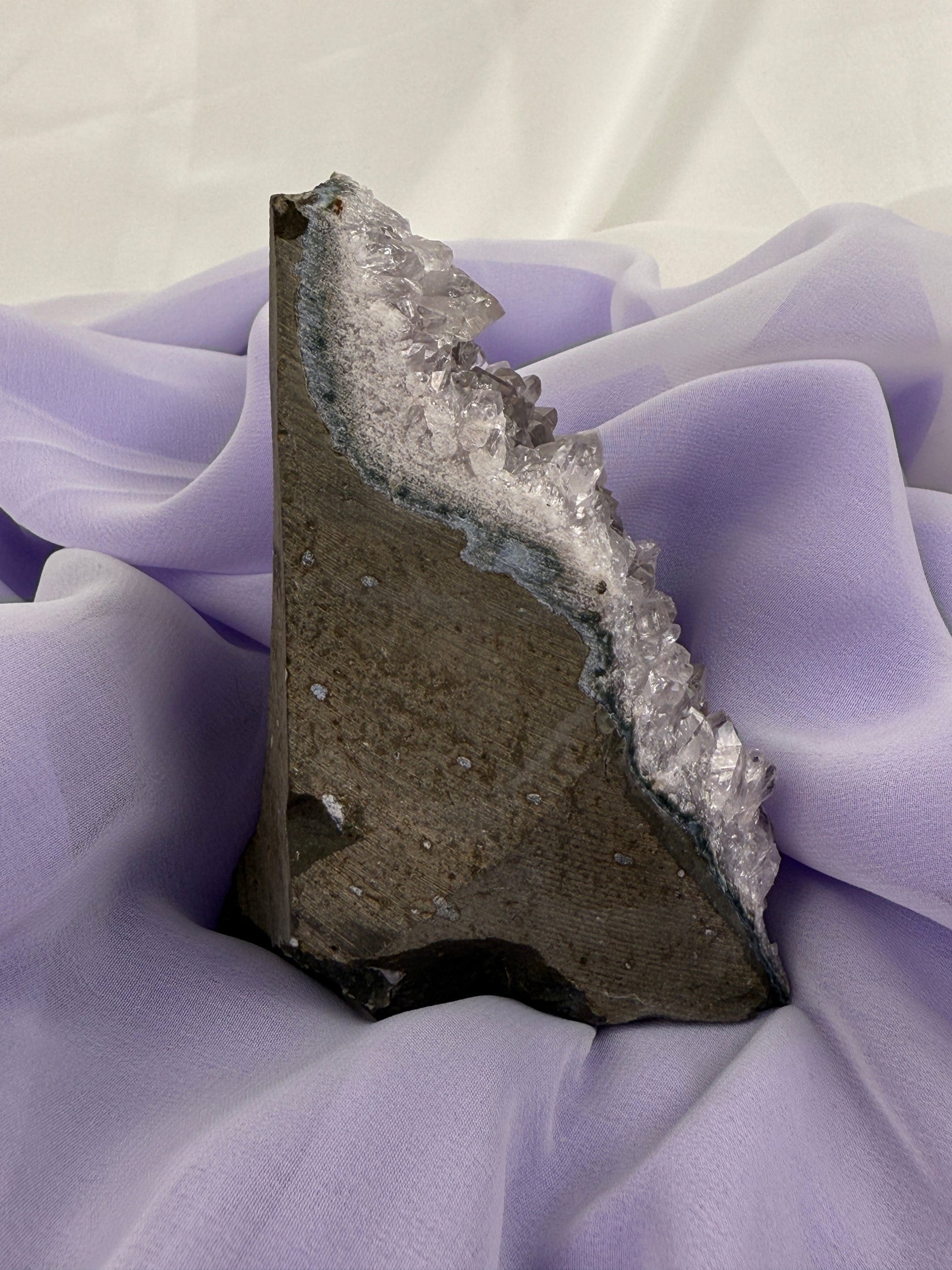 Snowy Amethyst Druze Formation (#2)