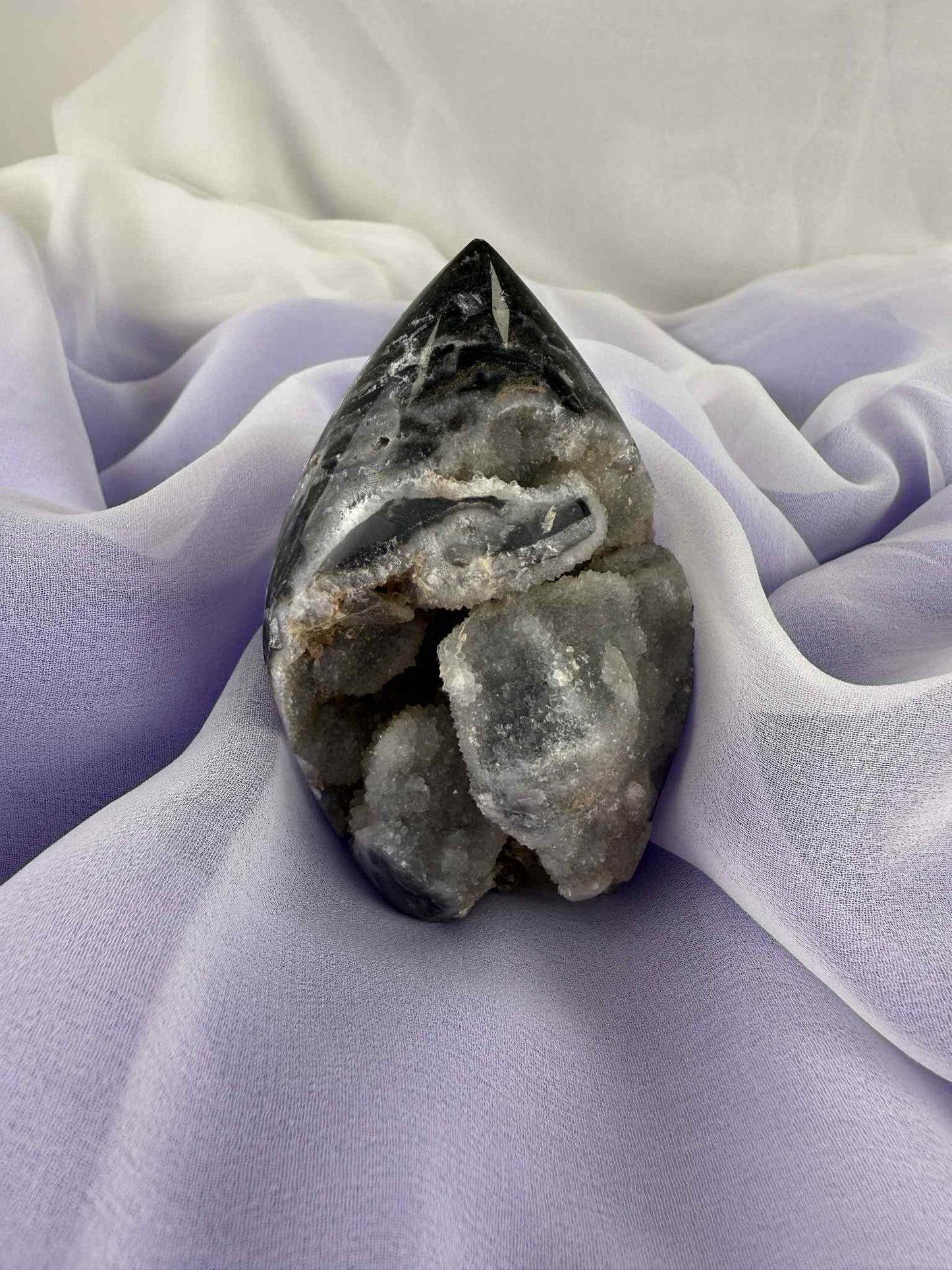 Sphalerite Druzy Flame