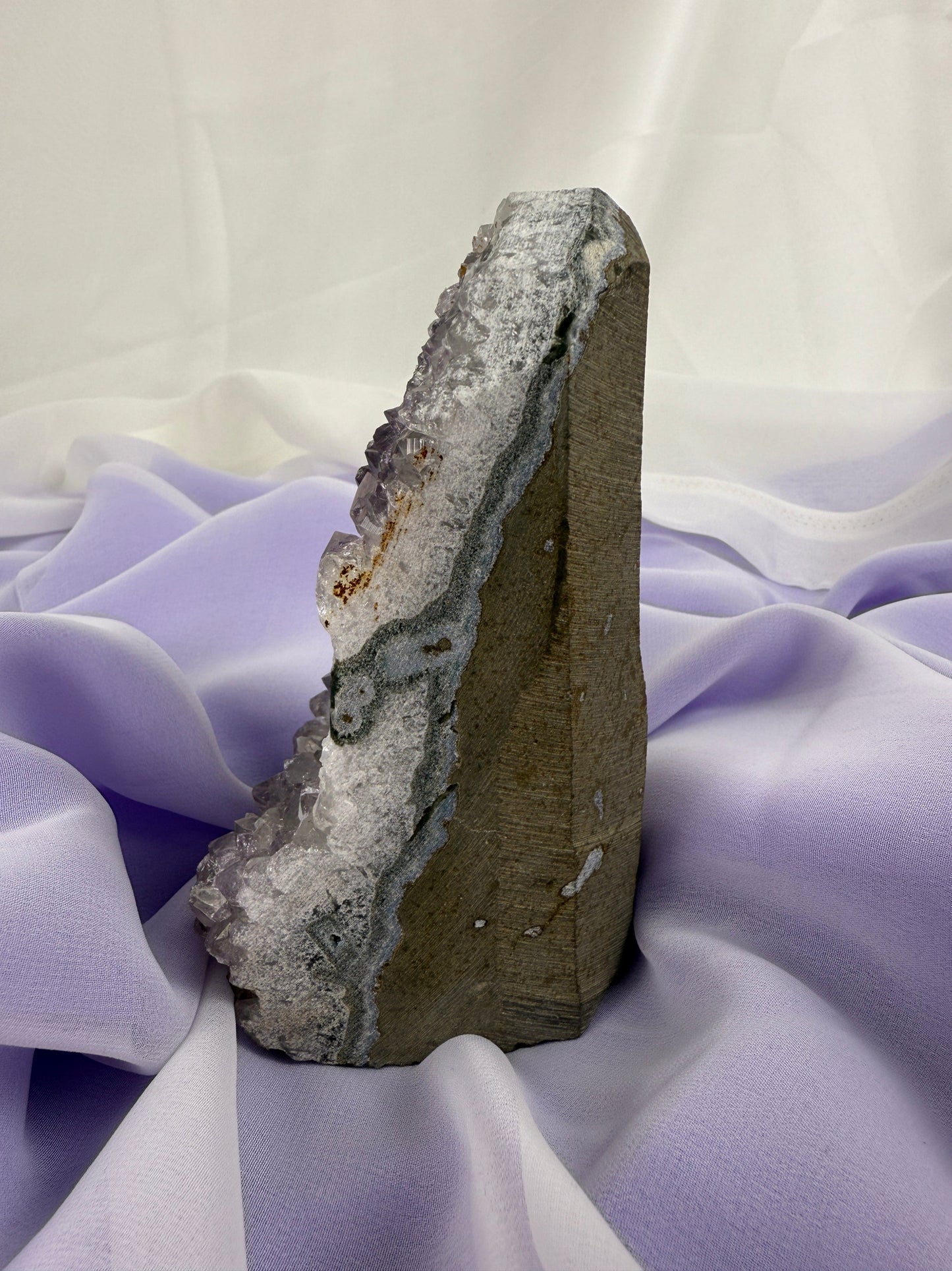 Snowy Amethyst Druze Formation #5