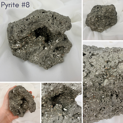 Raw Pyrite (Fool's Gold) Chunks - Choose Your Own!