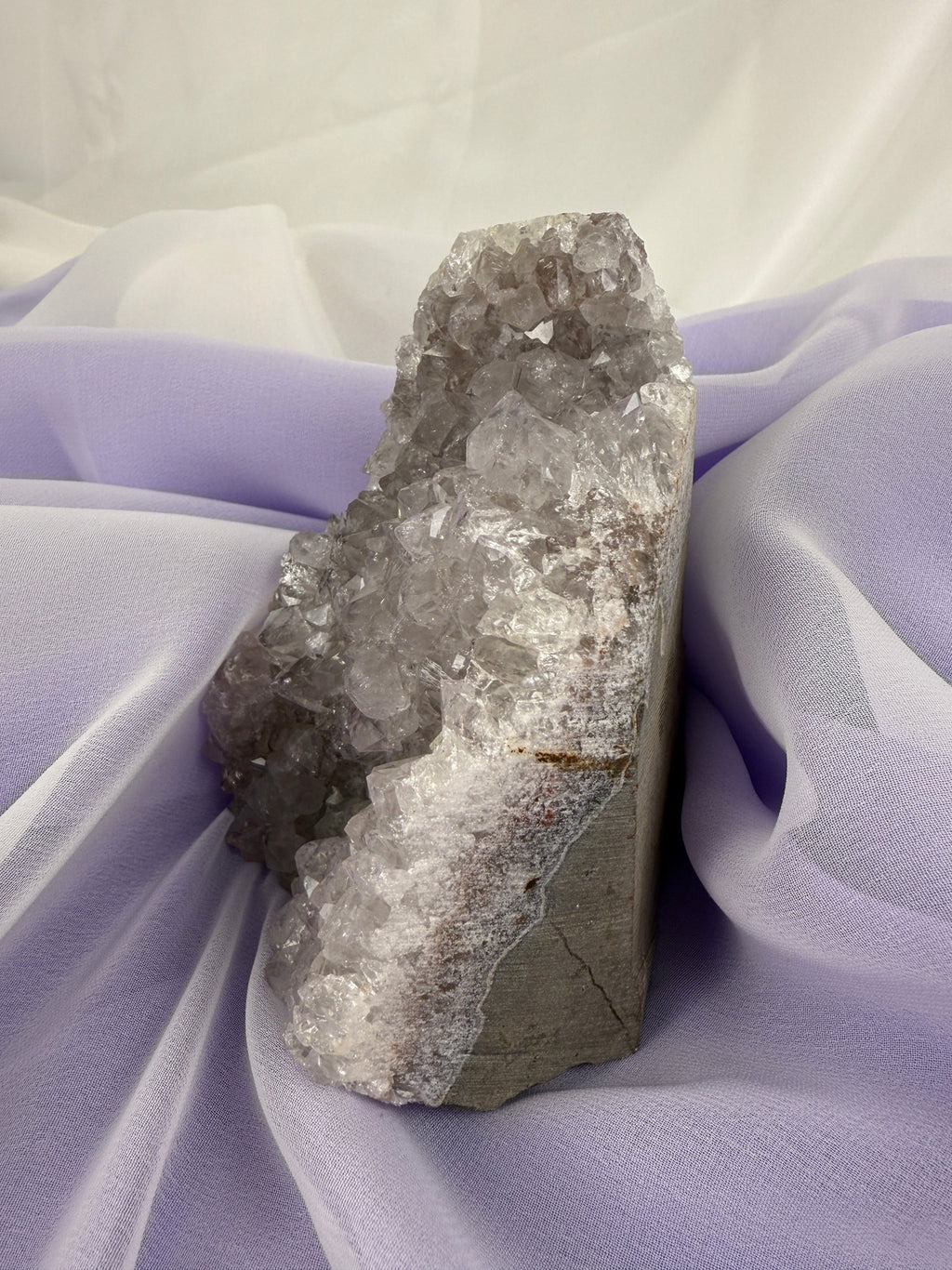 Snowy Amethyst Druze Formation (#7)