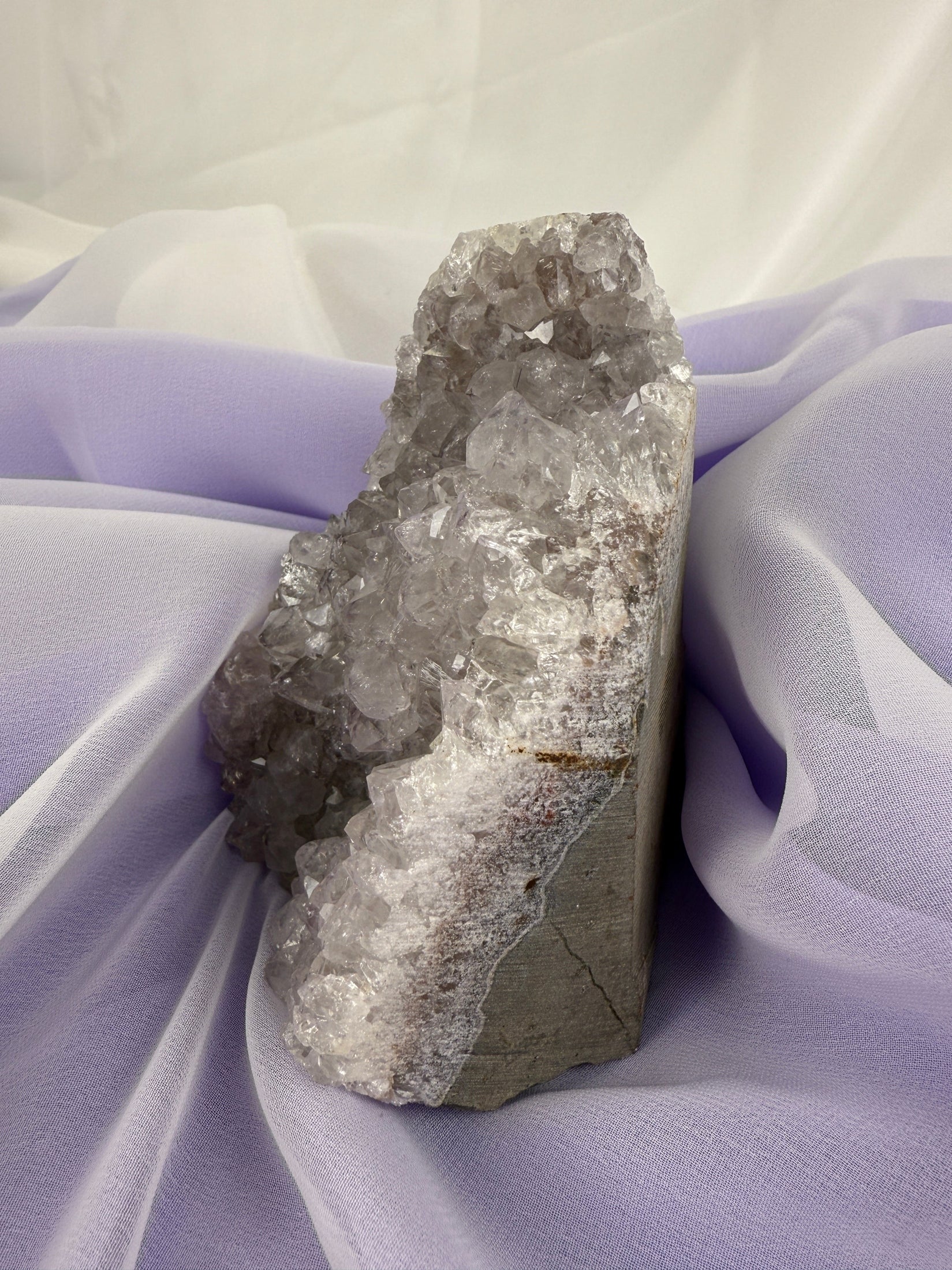 Snowy Amethyst Druze Formation (#7)