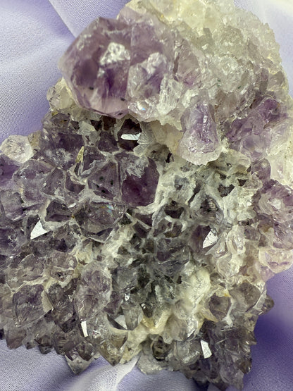 Snowy Amethyst Druze Formation #13