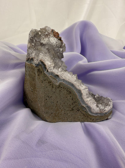 Snowy Amethyst Druze Formation #10