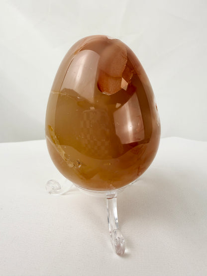 Flower Agate Egg - Madagascar - 0.25kg